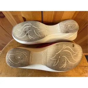 BIO Nature Womens Shoes Sz EU 38 US 7.5-8 Adanex Wedge Sandals Red thumbnail 8