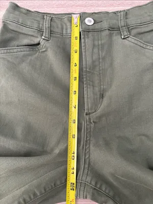 Favorite Daughter The Mischa Super High Rise Wide Leg Ankle Jean Women 26 Green thumbnail 11