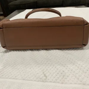 Coach Tan Leather Satchel thumbnail 6