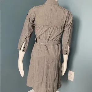 Theory Black & White Belted Gingham Dress size 2 thumbnail 5