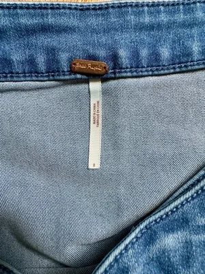 Free People Denim Skirt Mini thumbnail 4