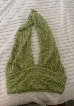 Amazon Green Cross Halter Top thumbnail 3