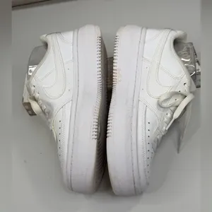 NIKE Women's Court Vision Alta Platform Sneakers White-9 thumbnail 5