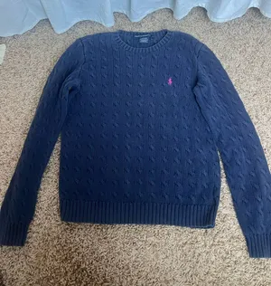 Ralph Lauren Long Sleeve Knit by Lauren Cotton Sweater thumbnail 1