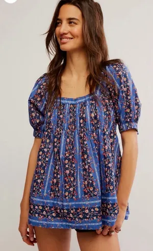 Free People Vintage Lover Blouse thumbnail 1
