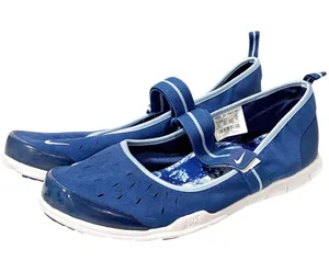 NIKE FREE MARYJANE BALERINY SPORTOWER Blue Strap Sneakers Size 12 thumbnail 1