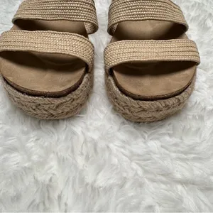 Esprit Tan Gigi Platform Espadrille Ankle Strap Sandals Size 6 thumbnail 4