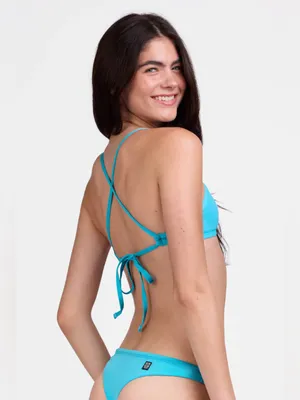 Jolyn Triangle Bikini Top - Hawaii Blue - XL thumbnail 4