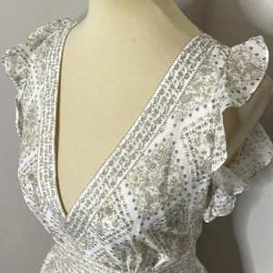 NWT‎ Intermix Orien Silk-Blend Tiered Maxi Dress thumbnail 8