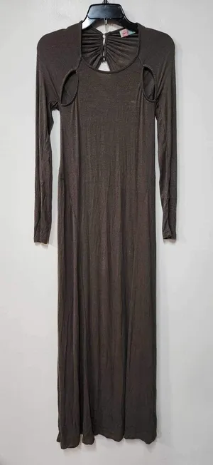 Free People FP Beach Cut Out Shoulder Maxi Dress Size S. A43 thumbnail 1