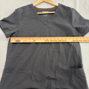Scrubstar Premium Scrubwear V-Neck Top Pewter Gray Size Medium thumbnail 5