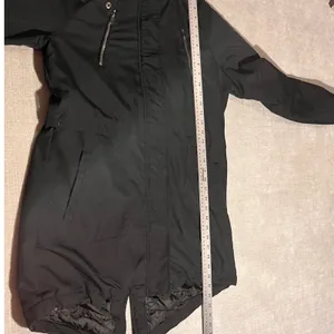 NUVANO Womens Black Faux Fur Hood Parka Winter Jacket Coat Size M‎ thumbnail 7