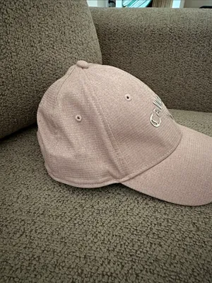 Callaway Dusty Pink Curved-Brim Golf Cap thumbnail 2