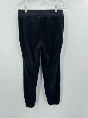 Athleta Cozy Karma Recover Black Sherpa Jogger Pants Size Small Women's thumbnail 3
