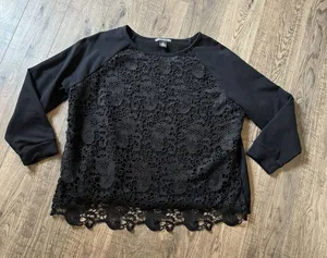 Adrianna Papell Women’s Lace‎ Top XXL thumbnail 1
