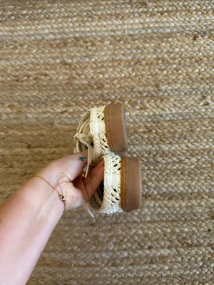 Woven Mule Sneakers White Size 7.5 thumbnail 6