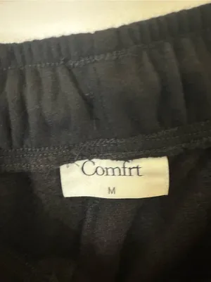 Comfrt Halo Lightweight straight Leg Sweatpants Black/obsidian Medium New thumbnail 6