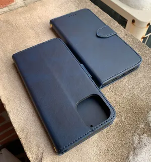 Brand New iPhone 12Pro Max Fashion Leather Card Holder Full Coverage Wallet Case Navy Blue thumbnail 5