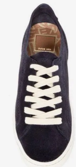 Navy Lowrise Suede Sneakers thumbnail 3