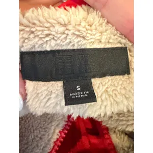 Uniqlo Quilted Puffer Jacket Women Small Red Fleece Lined Hooded Gorpcore thumbnail 9