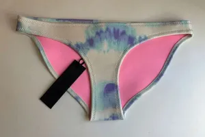 Triangl Tie Dye Neoprene Swim Bottoms Women's Size Medium thumbnail 1
