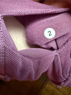 Stori Legend Bra Bralette with Double Straps, Heather Purple, Size 2 thumbnail 8