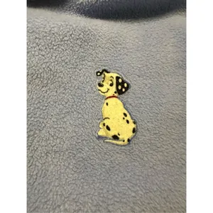 Vintage Disney 101 Dalmatians fleece hooded pullover 1/4 zip xl thumbnail 3