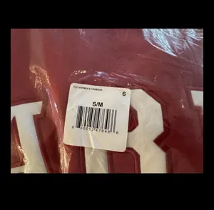 Parke Crimson Varsity Mockneck Fleece Sweatshirt Pullover NWT Sold Out Oversized Red thumbnail 4