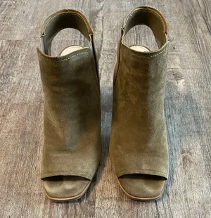 ALDO Suede Open Toe Booties thumbnail 2