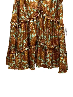 Zimmermann Silk Tiggy Mini Dress Beige Size 1(M) Designer Boho Summer Coastal thumbnail 5