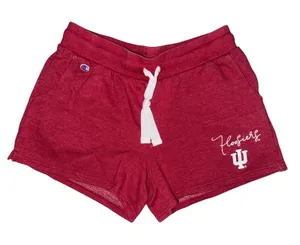 Champion Soft Shorts Women’s Indiana University IU Hoosiers Red Size Medium EUC thumbnail 1