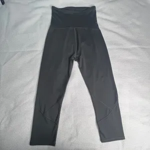 a:glow Active Maternity‎ Leggings Gray Over the Belly Cropped Athletic Pants S thumbnail 6