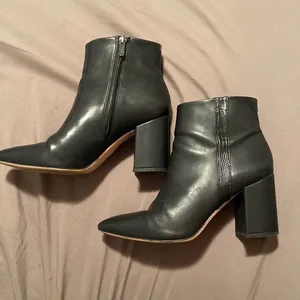 Circus by Sam Edelman Black Vegan Leather Booties thumbnail 1
