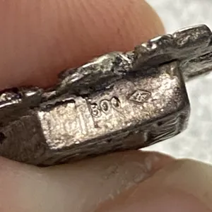 Vintage 800 Silver Cookoo Clock Bird Charm Pendant thumbnail 8
