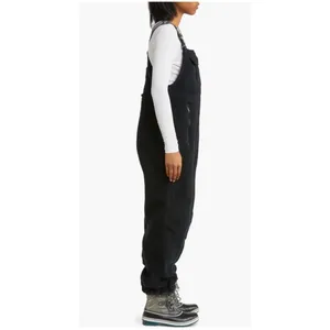 Free People Movement Hit‎ Slopes Snow Bibs XS Black Fleece Overalls Gorpcore thumbnail 3