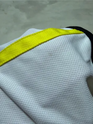 shebeest Yellow and White Short Sleeve Cycling Jersey with Black Trim thumbnail 4