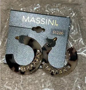 New Fashion Earrings Boutique Rhinestone thumbnail 1