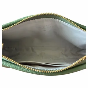 Kate Spade Kayla KM148 Woven Leather Convertible Shoulder Bag Cedar Green NWOT thumbnail 13
