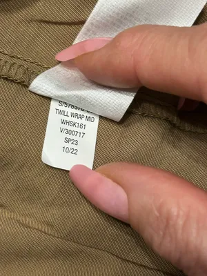 Banana Republic NWT Tan Twill Wrap Skirt, 0 thumbnail 4