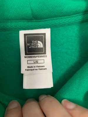 The North Face Kelly Green Hoodie Sweatshirt thumbnail 4