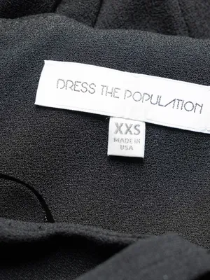 Dress the Population - Black Wide Leg Jumpsuit thumbnail 5