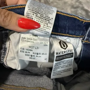 Levi's Ribcage Bootcut Women 27 High Rise Dark Wash Denim Jeans High Waisted thumbnail 7