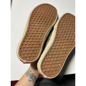 Vans Ward Sneakers Women 7.5 Black Leopard Print Canvas Low Top Skate Streetwear thumbnail 6