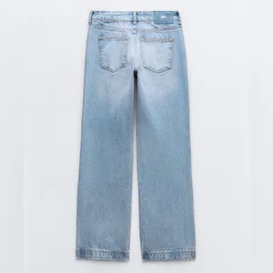 Zara Z1975 Bootcut Jeans With A High Waist thumbnail 3