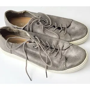 TOMS Sneakers Womens‎ Size 9 Metallic Gray/Silver Shoes thumbnail 8