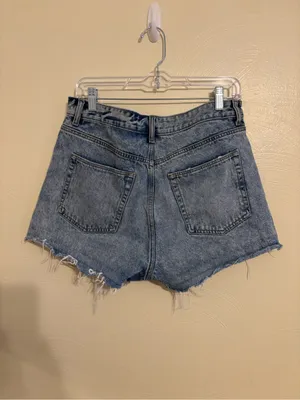 Lovers and Friends Jack High Rise Cut Off Denim Shorts 30 thumbnail 9