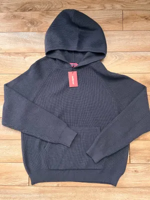 Edikted Wynter oversized knit hoodie thumbnail 1