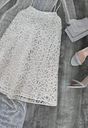 ZARA STRAPPY CROCHET MINI DRESS 7901/153/712 Size S thumbnail 13