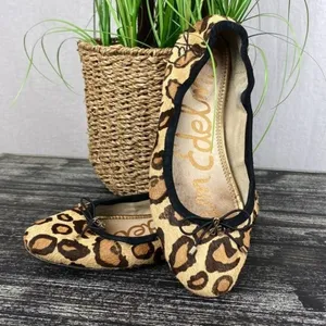 Sam Edelman Felicia Animal Print Slip On Ballet Flats 6.5 thumbnail 2