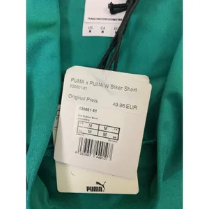 Puma Select‎ Green High Rise Biker Shorts Athletic Activewear Medium thumbnail 3
